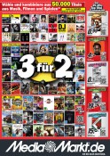 [Lokal] Media Markt Mülheim: 3 für 2 – Aktion auf Filme, CD´s und Hörbücher