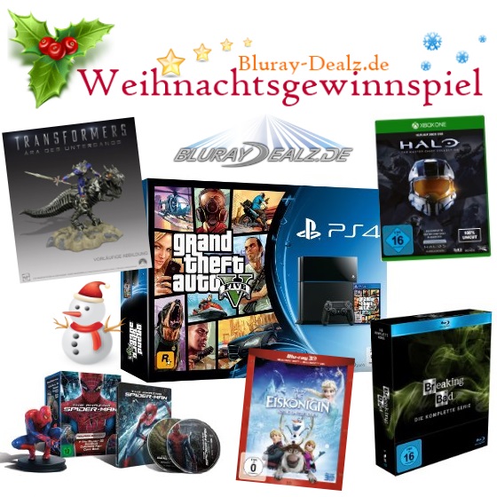Bluray-Dealz.de: Weihnachtsgewinnspiel 2014