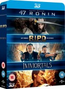 Amazon.co.uk: 47 Ronin / RIPD / Immortals [Blu-ray 3D] für 13,23€ inkl. VSK