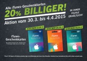 Lidl: 20% auf iTunes Karten
