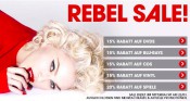 WOWHD.de: Rebel Sale – 15% auf Filme, CDs und Vinyl und 20% auf Spiele