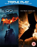Zavvi.de: Batman Begins / The Dark Knight – Triple Play (Blu-ray, DVD und UltraViolet Copy) für 7,05€