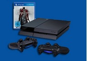 Amazon.de: PS4 Konsole schwarz + 2 Controller + Bloodborne für 399€ inkl. VSK (17.04 – 19.04)