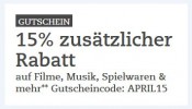 Thalia.de & Bol.de:  bis zu 15% Rabatt auf Filme und mehr