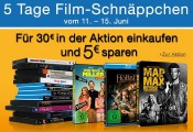 Amazon.de: 5 Tage Film-Schnäppchen (11.06 bis 15.06.15)