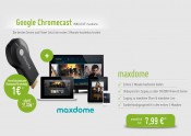 Maxdome: 3 Monate Maxdome + Google Chromecast für 1€