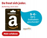 Penny: 5€ Amazon Music Guthaben geschenkt beim Kauf einer 25€ Amazon-Geschenkkarte