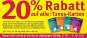 Rossmann: 20% Rabatt auf alle iTunes Guthaben