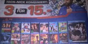 Saturn.de: 3 Blu-rays für 15€ (Einzelpreis 6,99€)