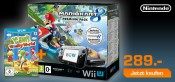 Saturn.de: Late Night Shopping – NINTENDO Wii U Konsole + Mario Kart 8 + Yoshis Wooly World für 289€