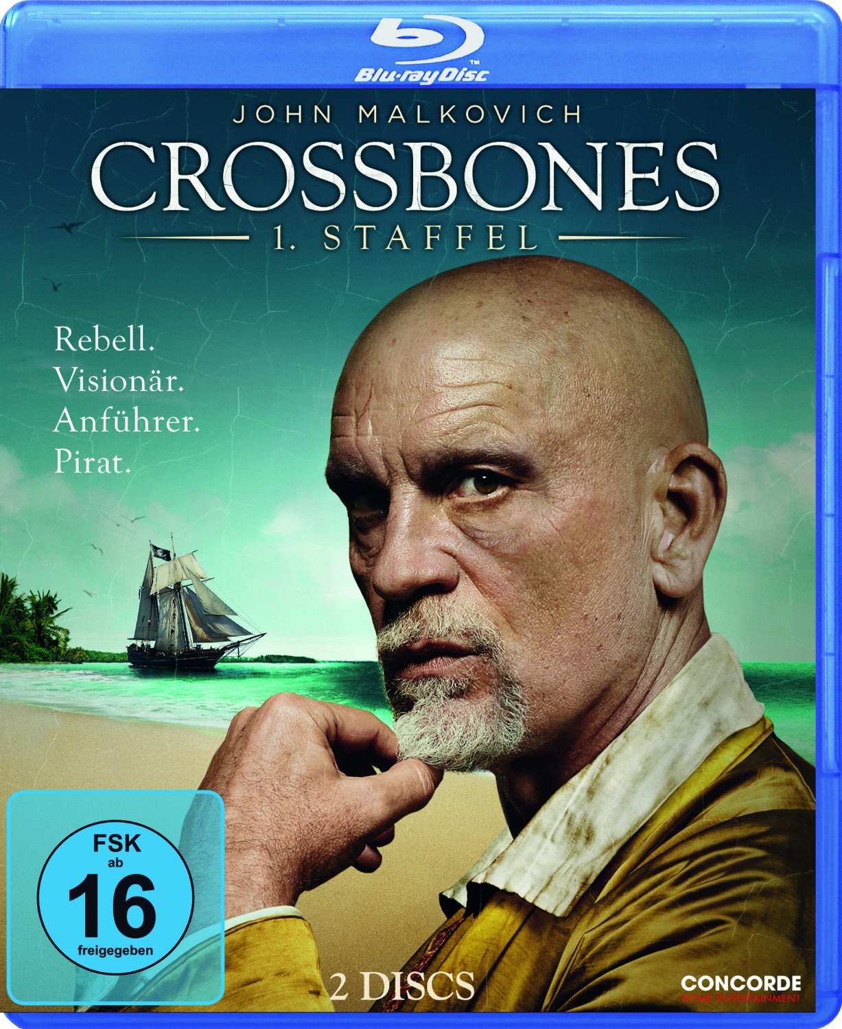 Amazon.de: Crossbones – Die komplette 1. Staffel [Blu-ray] für 14.45 ...