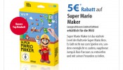 Müller: Super Mario Maker [Wii U] 5€ Rabatt Coupon am 11.09.2015