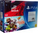 ebay.de: Sony Playstation 4 / PS4 – weiss – Driveclub + LBP 3 (Bundle) für 349,90€ inkl. VSK