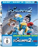Amazon.de: Die Schlümpfe 2 (3D Steelbook mit Lenticular Cover / Limitiert und exklusiv bei Amazon.de) [3D Blu-ray] für 8,13€ + VSK