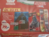 Real.de: Deal am 03.11.15 – Star Wars Blu-ray Box + Disney Infinity 3.0 Einzelfigur + 4 Getränke-Dosen für 79€