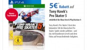 Müller: 5€ Rabatt auf Skateboard-Action – Tony Hawk’s Pro Skater 5 [XboxOne/PS4]