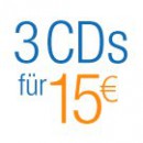 Amazon.de: 3 CDs für 15 EUR