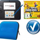 Otto.de: Nintendo 2DS – Konsole (Black) + New Super Mario Bros. 2 + Tasche inkl. 3 Jahren Garantie für 99,99€ + VSK