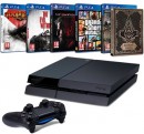 [HOT] Amazon.fr: PS4 (500GB) + God of War 3 Remastered + Assassins Creed Syndicate inkl. Steelbook + Metal Gear Solid V: The Phantom Pain + GTA V + The Evil Within für 370,44€ inkl. VSK