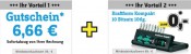 Conrad.de: 6,66 € Gutschein mit einem MBW vom 39€ + ab 69€ kostenlosen 10 tlg. Bitsatz (gültig bis 11.11.15)