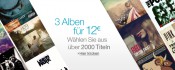 Amazon.de: 3 Alben für 12,00€ [MP3]