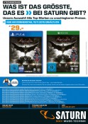 [Lokal] Saturn Berlin: Batman – Arkham Knight (PS4 & Xbox One) für 29€ am 19.11.15