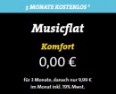 Juke.com: Musicflat 3 Monate kostenlos testen