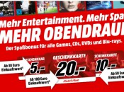 MediaMarkt.de: Der Spaßbonus für alle Games, CDs, DVDs und Blu-rays – bis zu 20€ Gutschein geschenkt