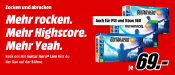 MediaMarkt.de: Mehr rocken. Mehr Highscore. Mehr Yeah [Games] + VSK & Spar-Nachten mit SONOS inkl. VSK