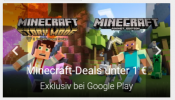 Google Play Store: Minecraft – Story Mode für 0,09€ statt 5,39€