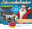 Mueller.de: Adventskalender Türchen Nr. 23 – Assassin`s Creed Syndicate [PS4/XBox One] für 45€