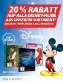 Real.de: 20% auf alle Disney Filme (bis 24.12.15)