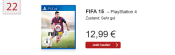 reBuy.de: Adventskalender Tag 22 – FIFA 15 (PS4) (Zustand: sehr gut) für 12,99€ + VSK