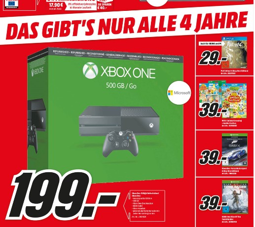 Xbox one 500gb media on sale markt