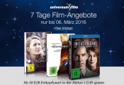 Amazon.de: 7 Tage Film-Angebote und Beste Unterhaltung reduziert (bis 06.03.16)