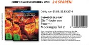 Müller: Die Tribute von  Panem – Mockingjay Teil 2 – 2€ Sparen mit Coupon (21.03. – 23.03.16)