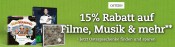 Buch.de / bol.de / Thalia.de: 15% Rabatt auf Filme, Musik und mehr (gültig bis 22.03.16)