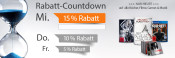 Rebuy.de Rabatt Countdown: 15 % Rabatt auf Medienartikeln am 16.03.2016