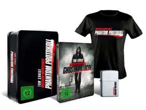 Mission Impossible - Phantom Protokoll - Steelbook Collector's Edition inkl. Zippo + T-Shirt Größe L (Blu-ray)