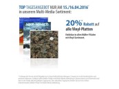 Mueller.de: Tagesangebot – 20% Rabatt auf alle Vinyl-Platten am 15.04. und 16.04.2016