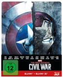 Amazon.de: The First Avenger – Civil War 3D Steelbook [Blu-ray] für 18,46€ + VSK