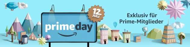 Amazon.de: Prime Day 2016 ist Amazons größtes Event – exklusiv am 12. Juli für Prime-Mitglieder