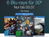 Amazon.de: Neue Aktionen (27.06.16) und 6 Blu-rays für 30 EUR