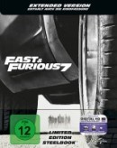 Media-Dealer.de: Hot Deal – Fast & Furious 7 – Extended Version / Steelbook (Blu-ray) für 9€ + VSK