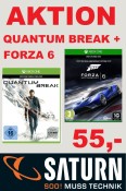 ebay.de: Quantum Break + Forza 6 XBOX One – Bundle – NEU OVP für 55€ + VSK
