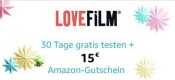 LoveFilm (Amazon Prime Day Aktion): 2 Monate Filme (DVD/Blu-ray) ausleihen für 8,99€ und 15€ Amazon Gutschein erhalten