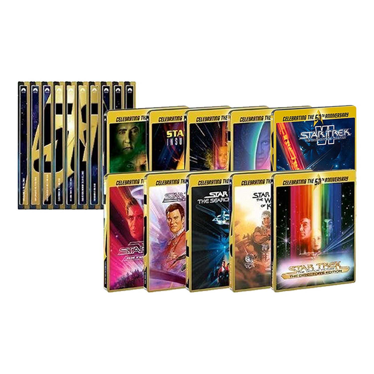 Star Trek Blu Ray Box 1 10 Star Trek 50th Anniversary Steelbook 1-10 [Blu-ray] für 79,90€ › Bluray