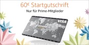 Amazon.de VISA Karte beantragen und 60€ Gutschrift kassieren