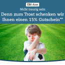 Buch.de/Thalia.de/Bol.de: Nicht traurig sein, sondern sparen! 15 % Gutscheincode bis 10.07.2016