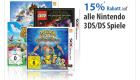 Müller: 15% Rabatt auf alle Nintendo 3DS/DS Spiele am 12.08.2016